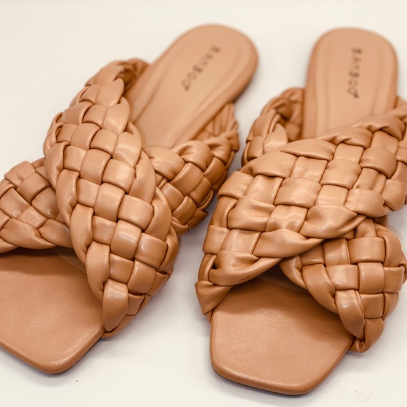 Nude Woven Straps Sandals - Picture 8 of 8